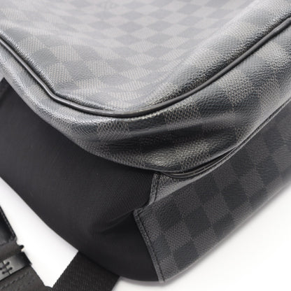ミカエル ダミエグラフィット バックパック リュックサック PVC レザー ブラック ルイヴィトン バッグ LOUIS VUITTON