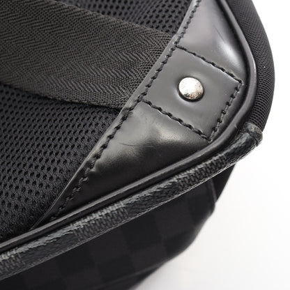 ミカエル ダミエグラフィット バックパック リュックサック PVC レザー ブラック ルイヴィトン バッグ LOUIS VUITTON