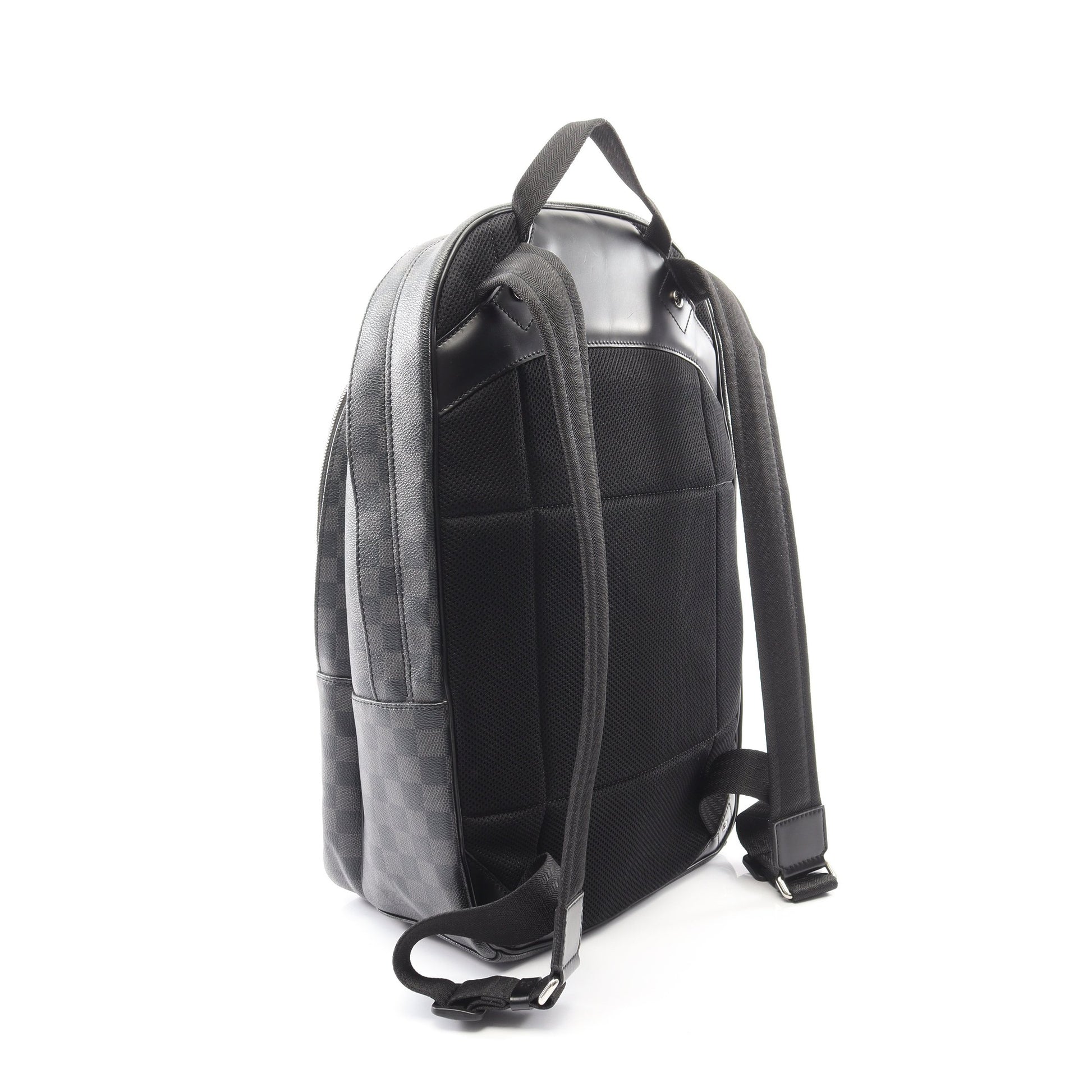 ミカエル ダミエグラフィット バックパック リュックサック PVC レザー ブラック ルイヴィトン バッグ LOUIS VUITTON
