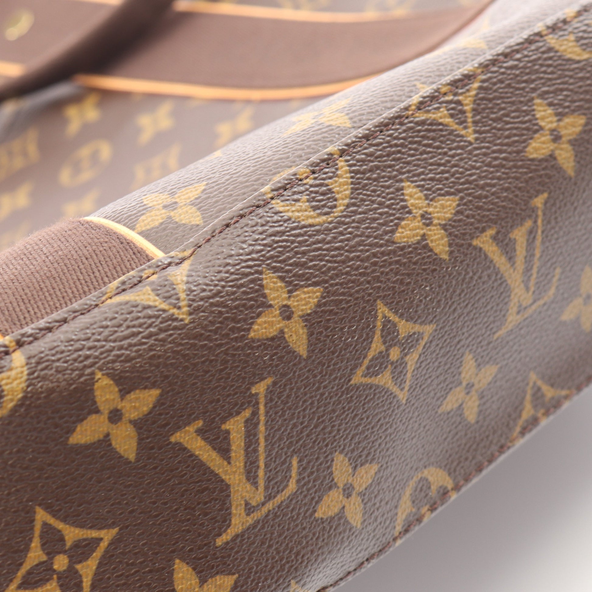 カバ ボブール モノグラム ショルダーバッグ トートバッグ PVC レザー ブラウン ルイヴィトン バッグ LOUIS VUITTON