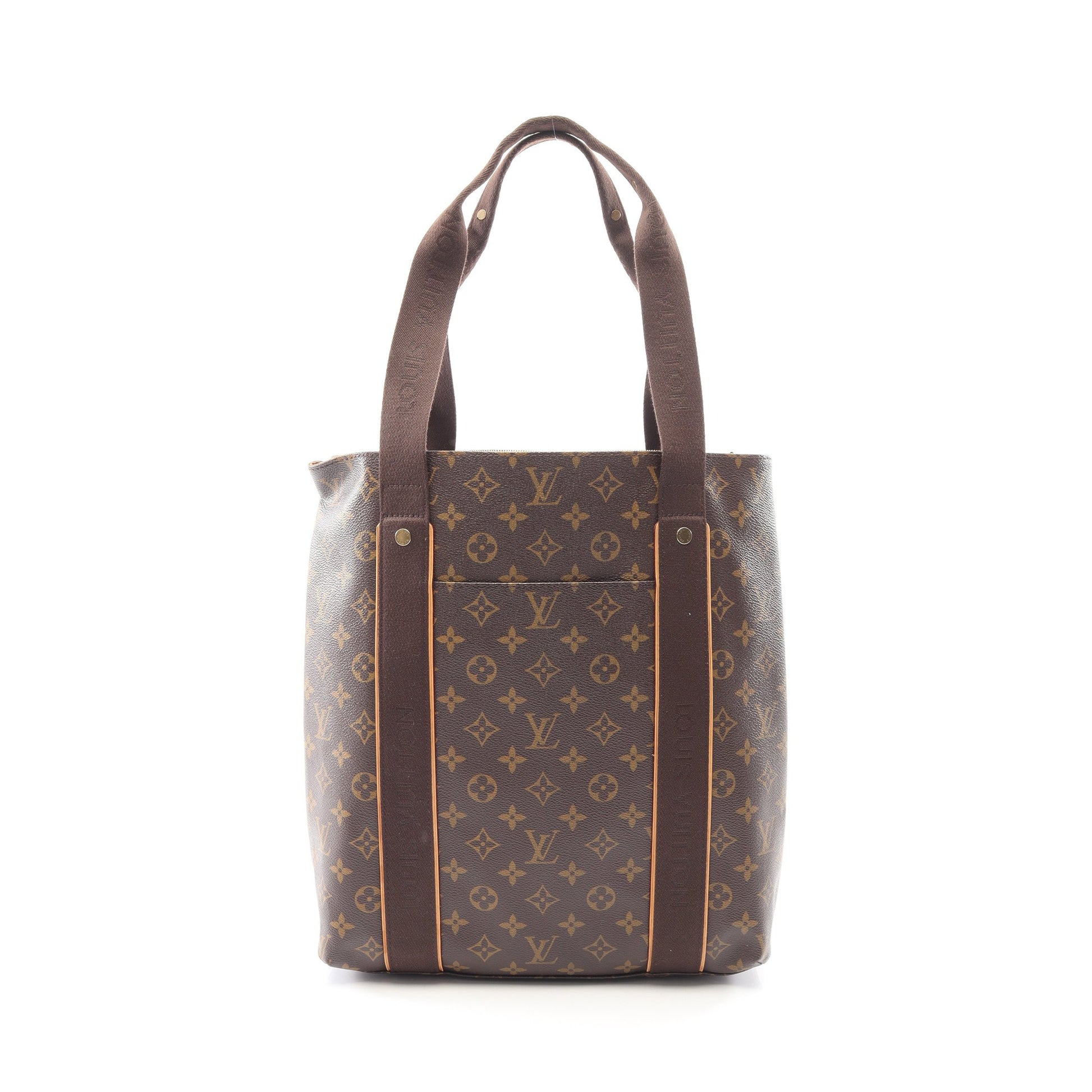 カバ ボブール モノグラム ショルダーバッグ トートバッグ PVC レザー ブラウン ルイヴィトン バッグ LOUIS VUITTON