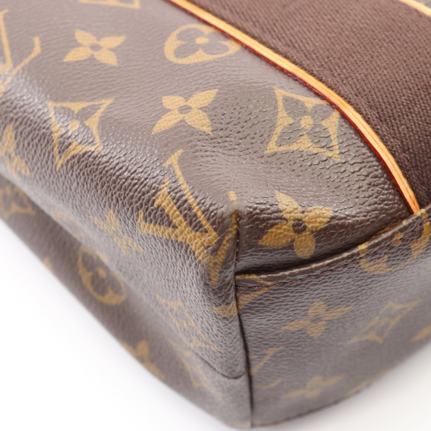 カバ ボブール モノグラム ショルダーバッグ トートバッグ PVC レザー ブラウン ルイヴィトン バッグ LOUIS VUITTON