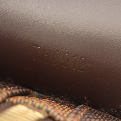 ナヴィグリオ ダミエエベヌ ショルダーバッグ PVC レザー ブラウン ルイヴィトン バッグ LOUIS VUITTON