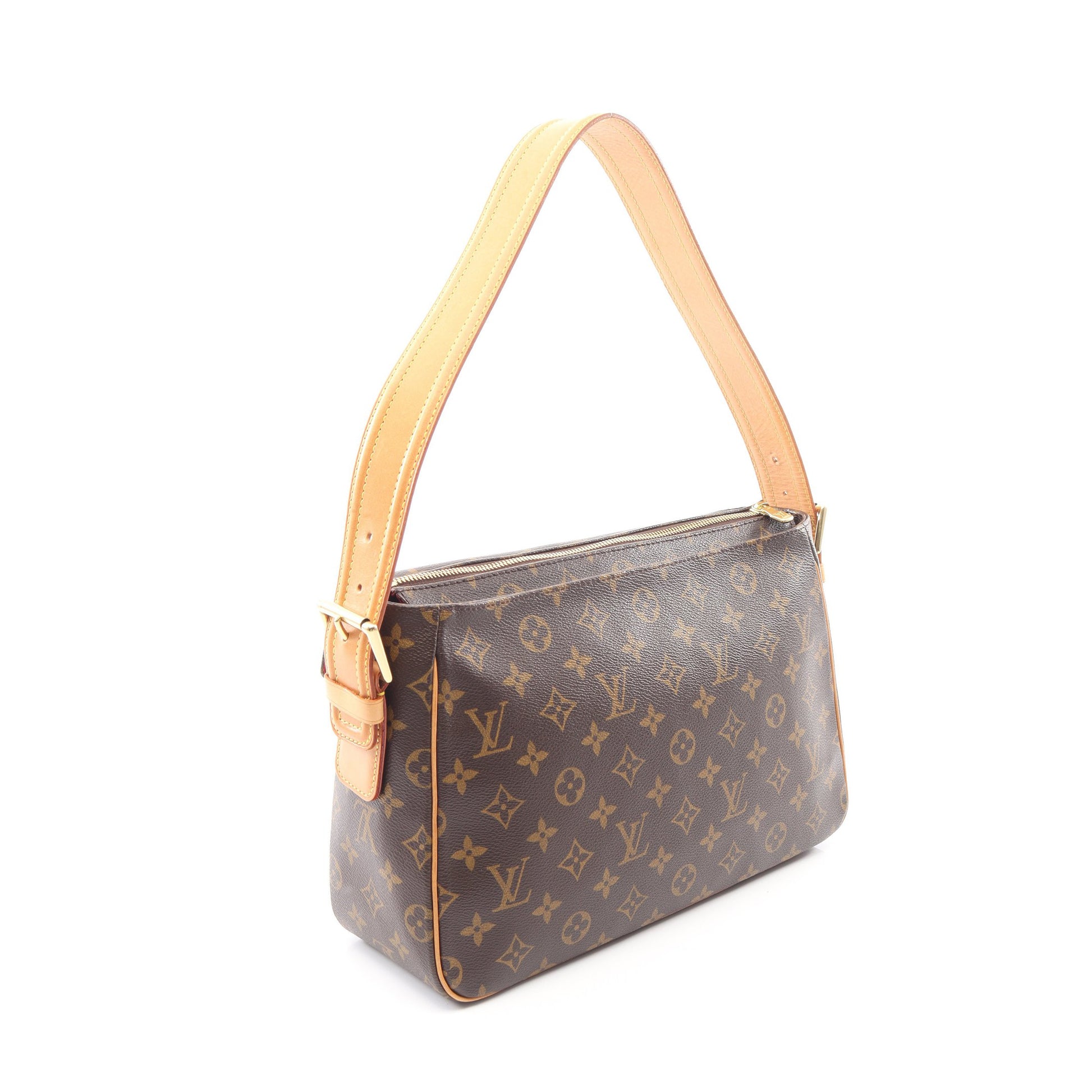 ヴィバシテGM モノグラム ショルダーバッグ PVC レザー ブラウン ルイヴィトン バッグ LOUIS VUITTON