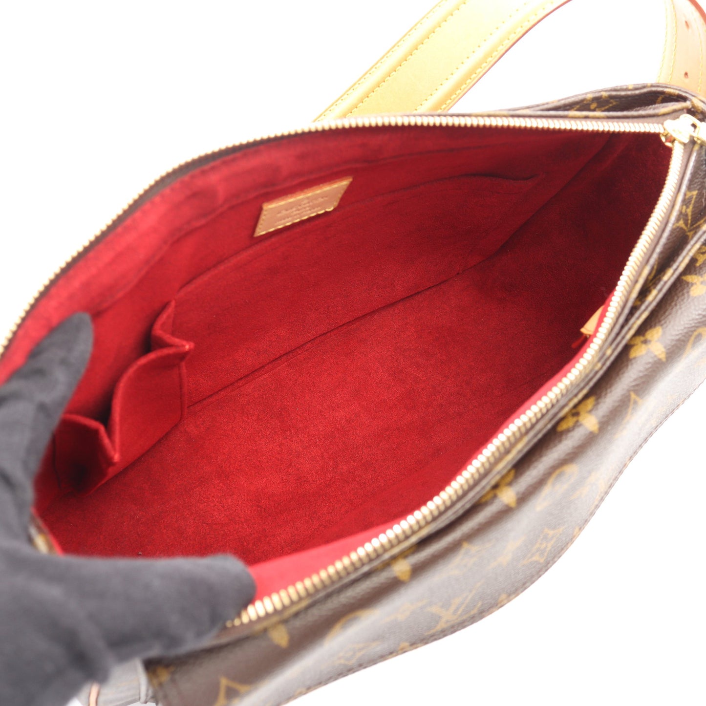 ヴィバシテGM モノグラム ショルダーバッグ PVC レザー ブラウン ルイヴィトン バッグ LOUIS VUITTON