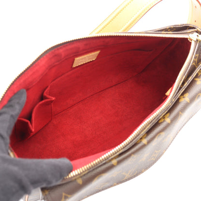 ヴィバシテGM モノグラム ショルダーバッグ PVC レザー ブラウン ルイヴィトン バッグ LOUIS VUITTON