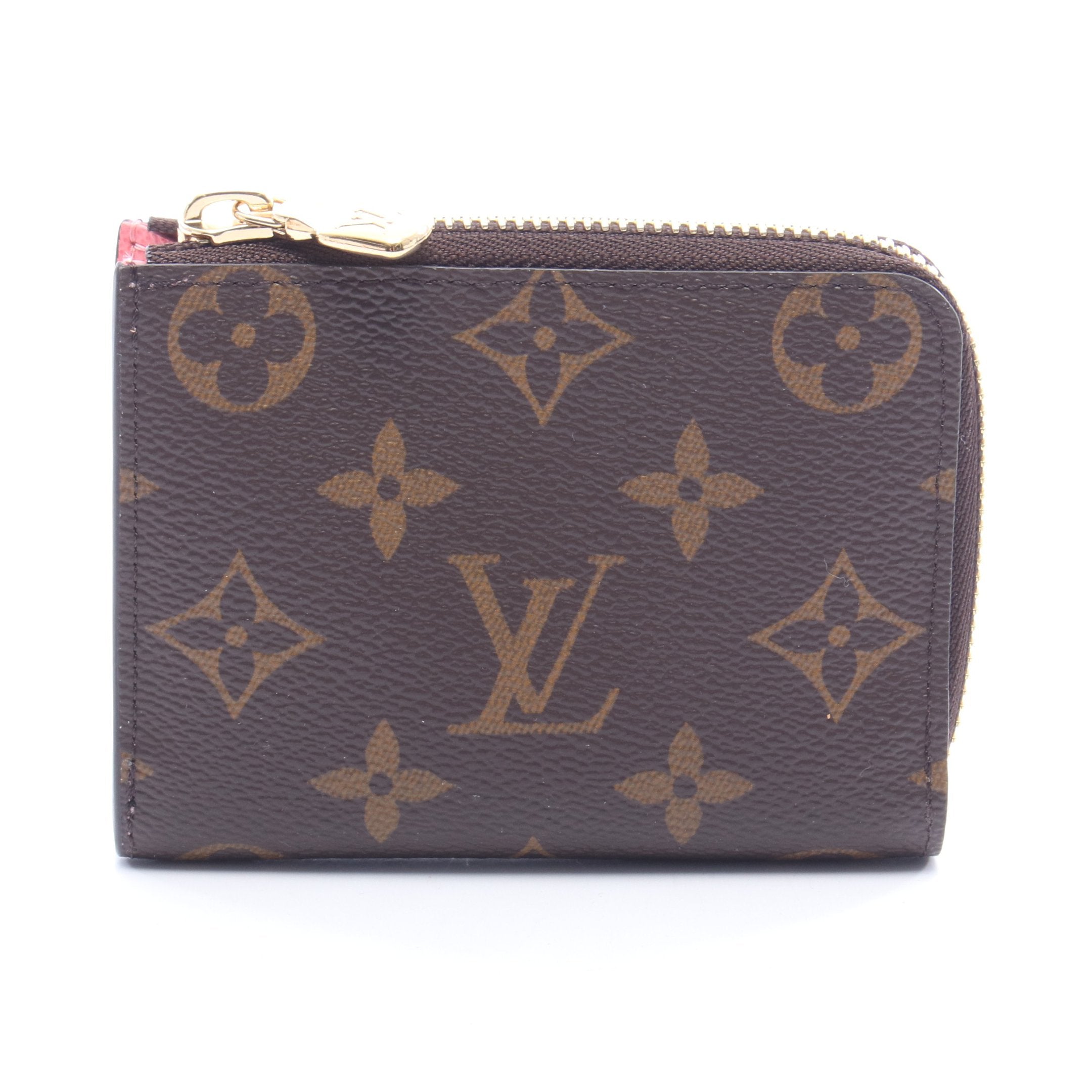 LOUIS VUITTON ルイヴィトン モノグラム ポルトフォイユノア コンパクト ウジェニー コンパクトウォレット 財布 ブラウン×ピンク PVC M25698 ゴールド金具 ポルトフォイユ・ノア コンパクト モノグラム｜ルイ・ヴィトン 公式