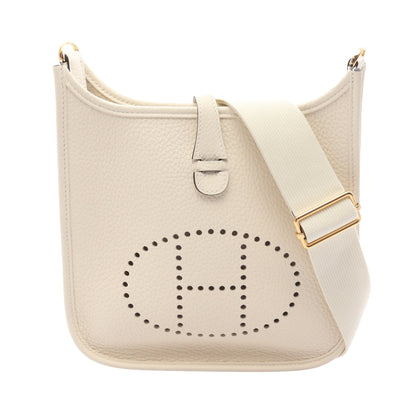 エヴリン23 クレーム ショルダーバッグ トリヨンクレマンス アイボリー ゴールド金具 G刻印 エルメス バッグ HERMES
