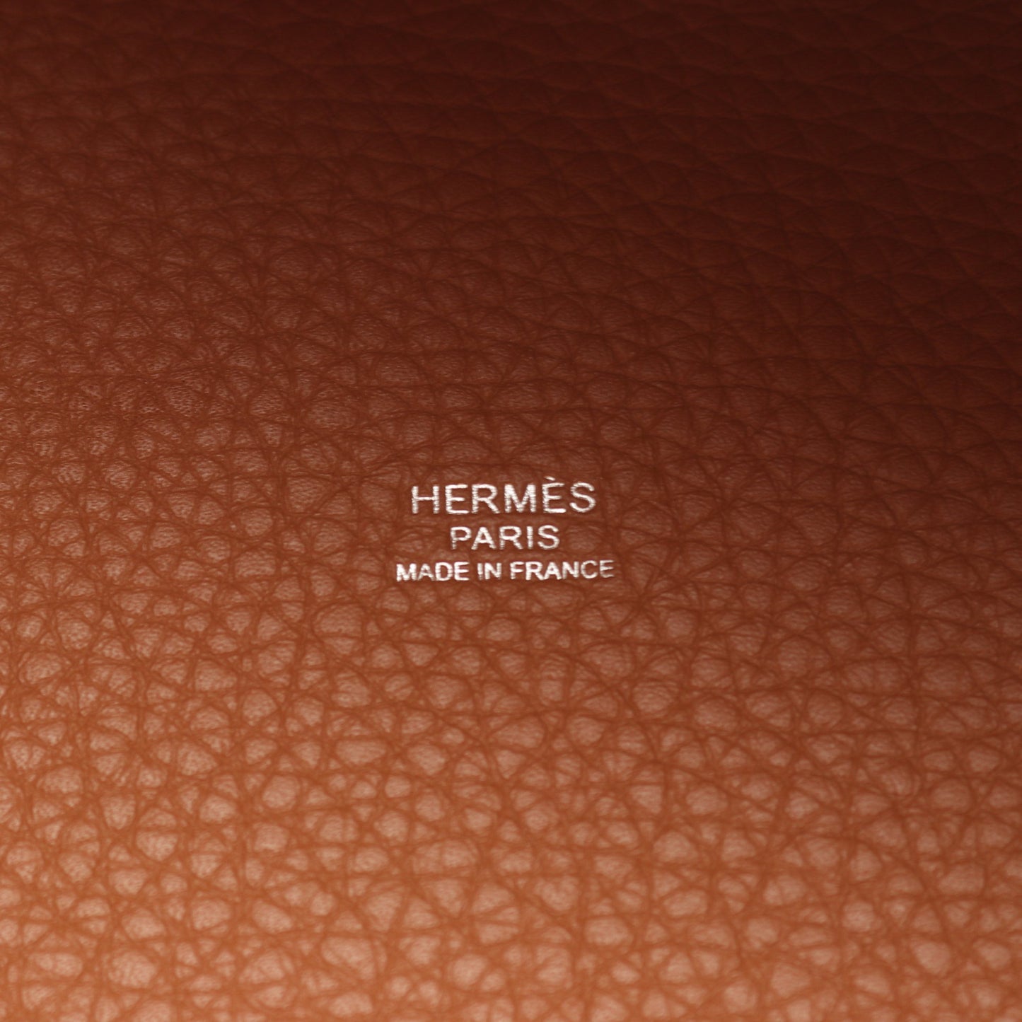 ピコタンロックPM ゴールド ハンドバッグ トリヨンクレマンス ブラウン シルバー金具 K刻印 エルメス バッグ HERMES