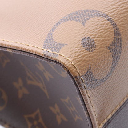 オンザゴーPM モノグラムジャイアント リバース 2WAY ハンドバッグ PVC ブラウン ベージュ ルイヴィトン バッグ LOUIS VUITTON