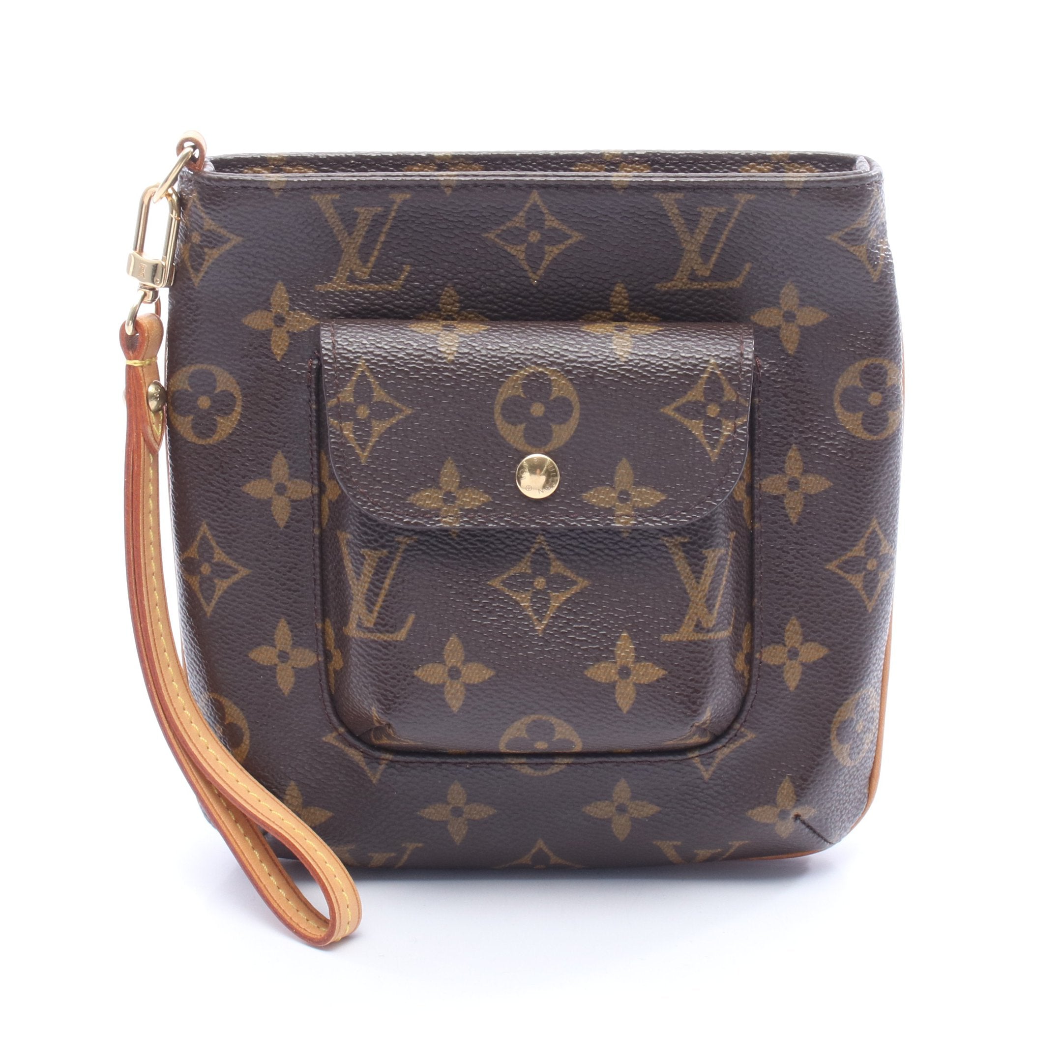 Louis Vuitton モノグラム レザーポーチ ルイヴィトン LOUIS VUITTON