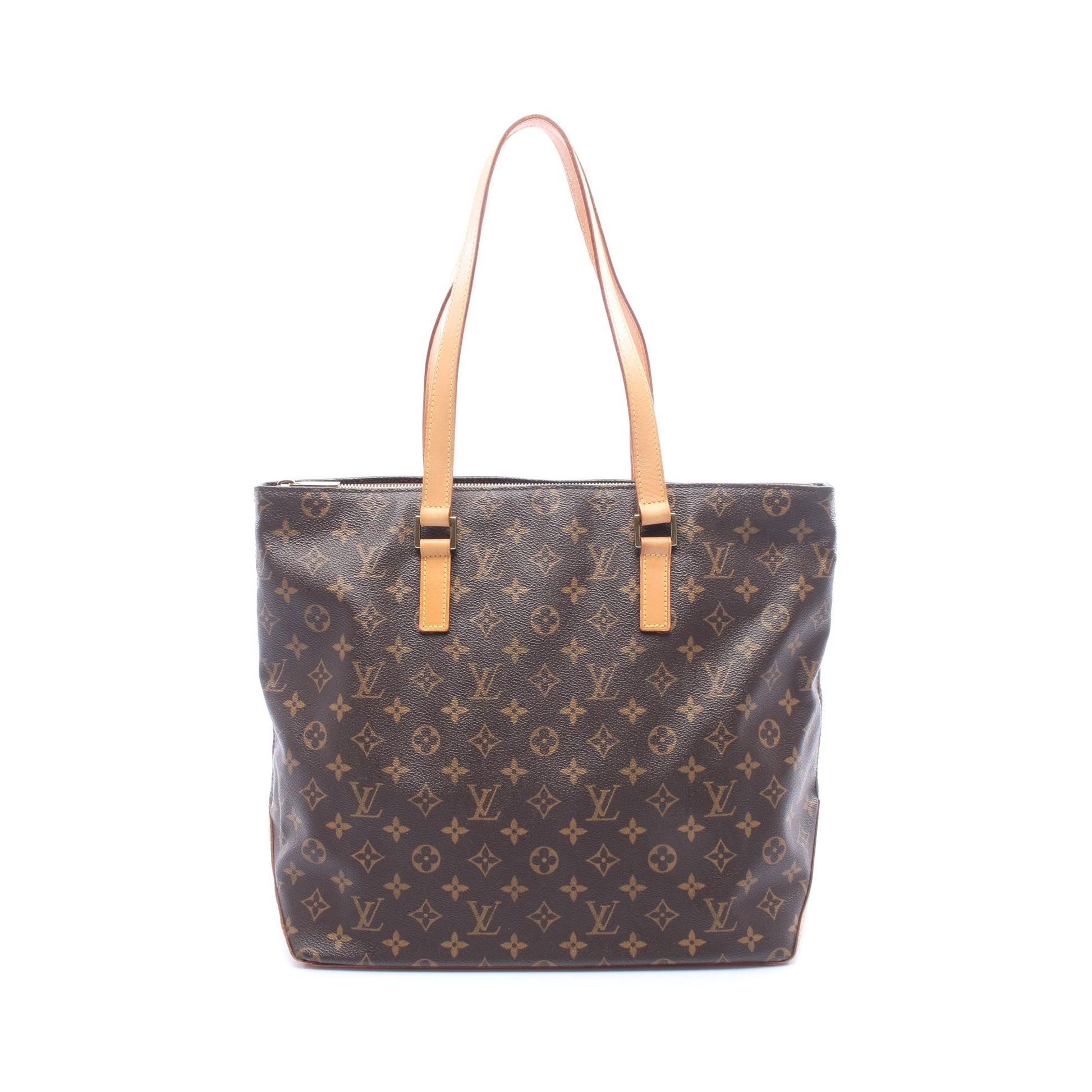 カバメゾ モノグラム ショルダーバッグ トートバッグ PVC レザー ブラウン ルイヴィトン バッグ LOUIS VUITTON