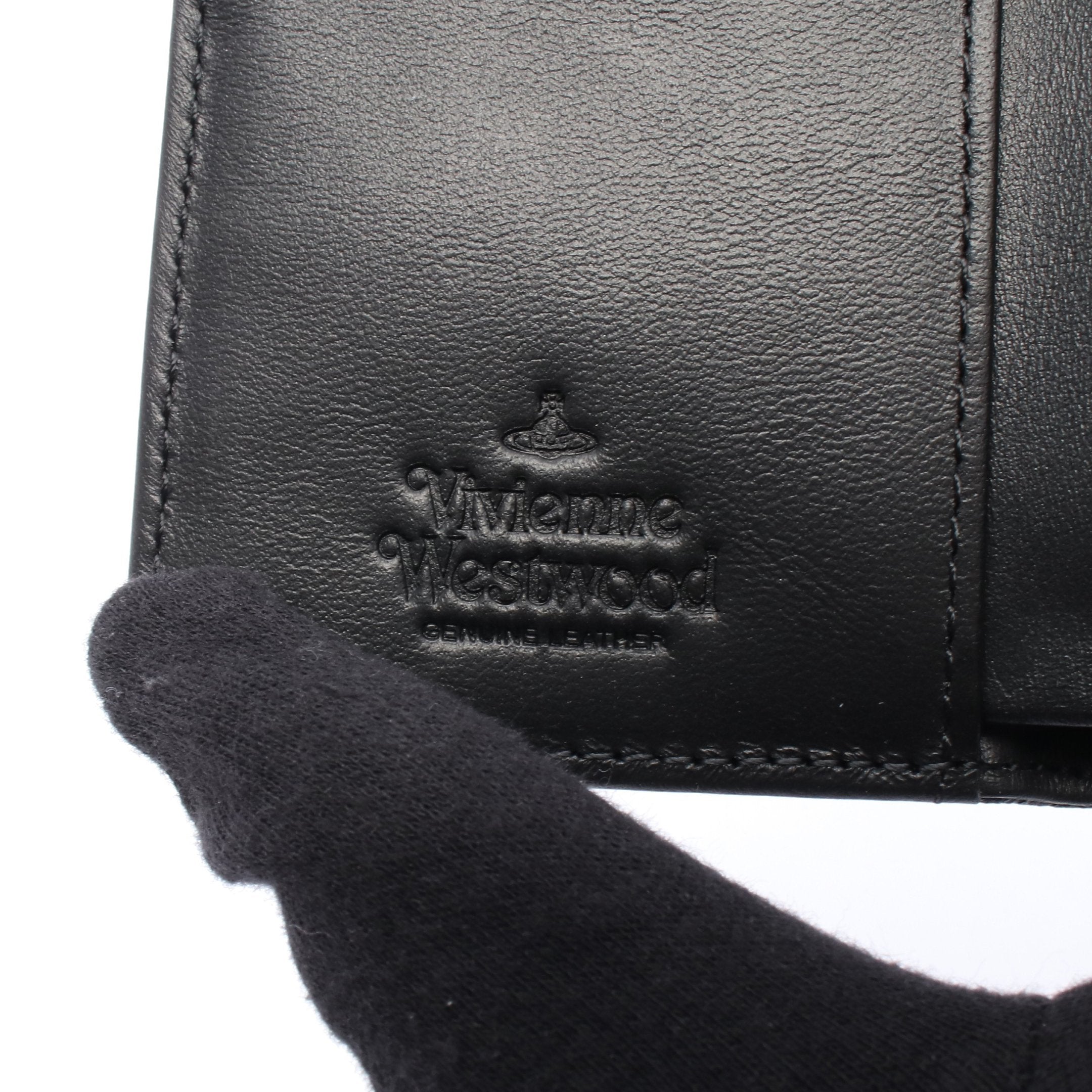 ヴィヴィアンウエストウッド Vivienne Westwood SMALL FRAME WALLET 三つ折り財布 財布 サフィアーノレザー レディース ブラック系 51010018L0040N402 【新品】 ヴィヴィアンウエストウッド SMALL FRAME WALLET ブランドオフ