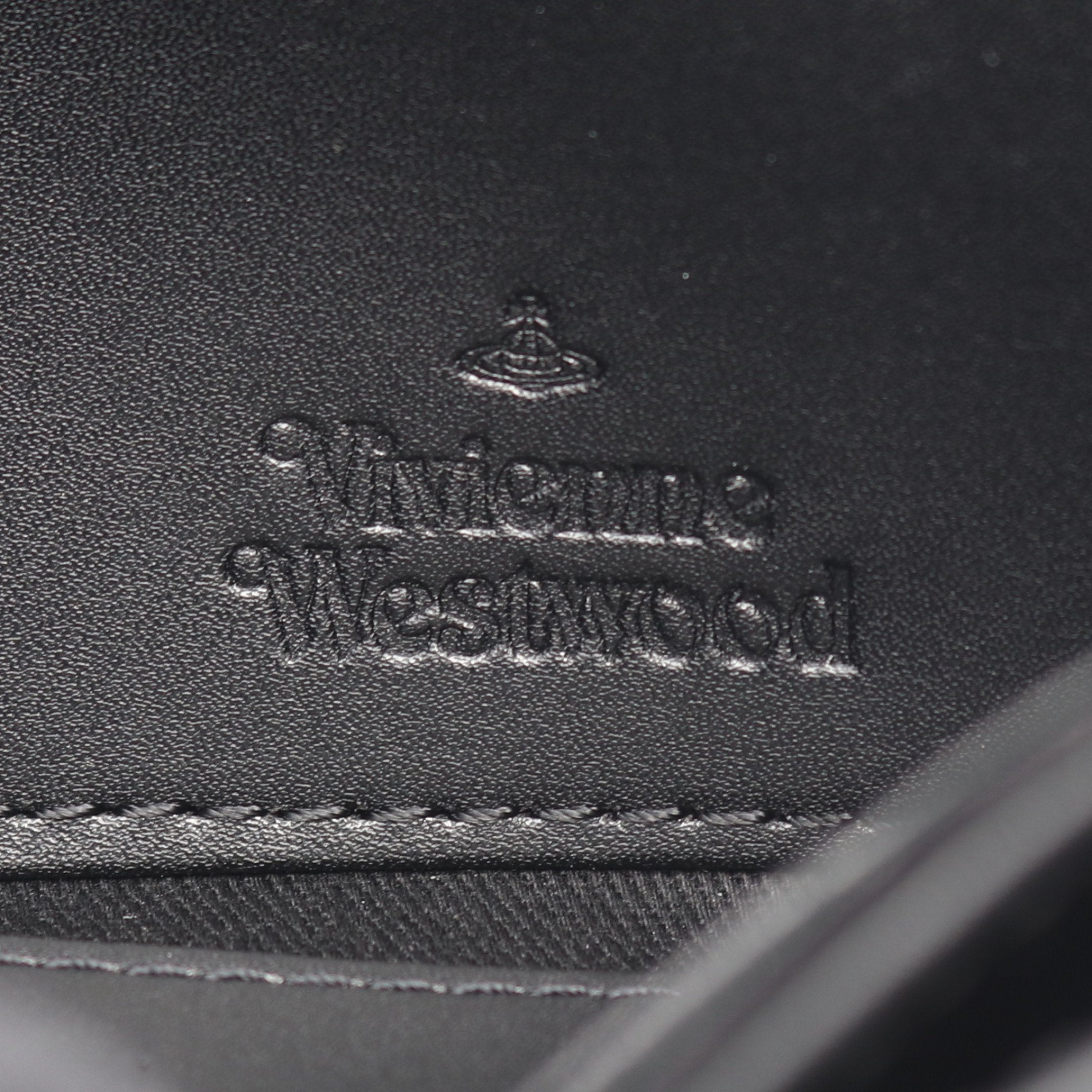 ANNIE LONG WALLET 二つ折り長財布 フェイクレザー ブラック