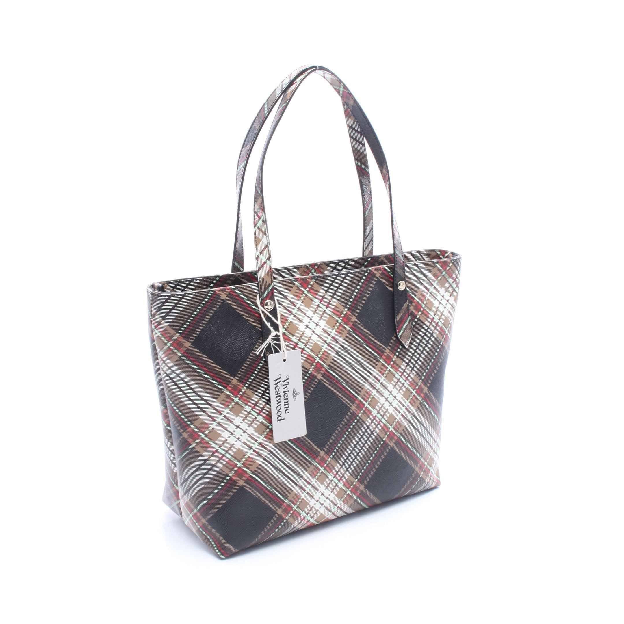SHOPPER ショルダーバッグ トートバッグ フェイクレザー ブラック