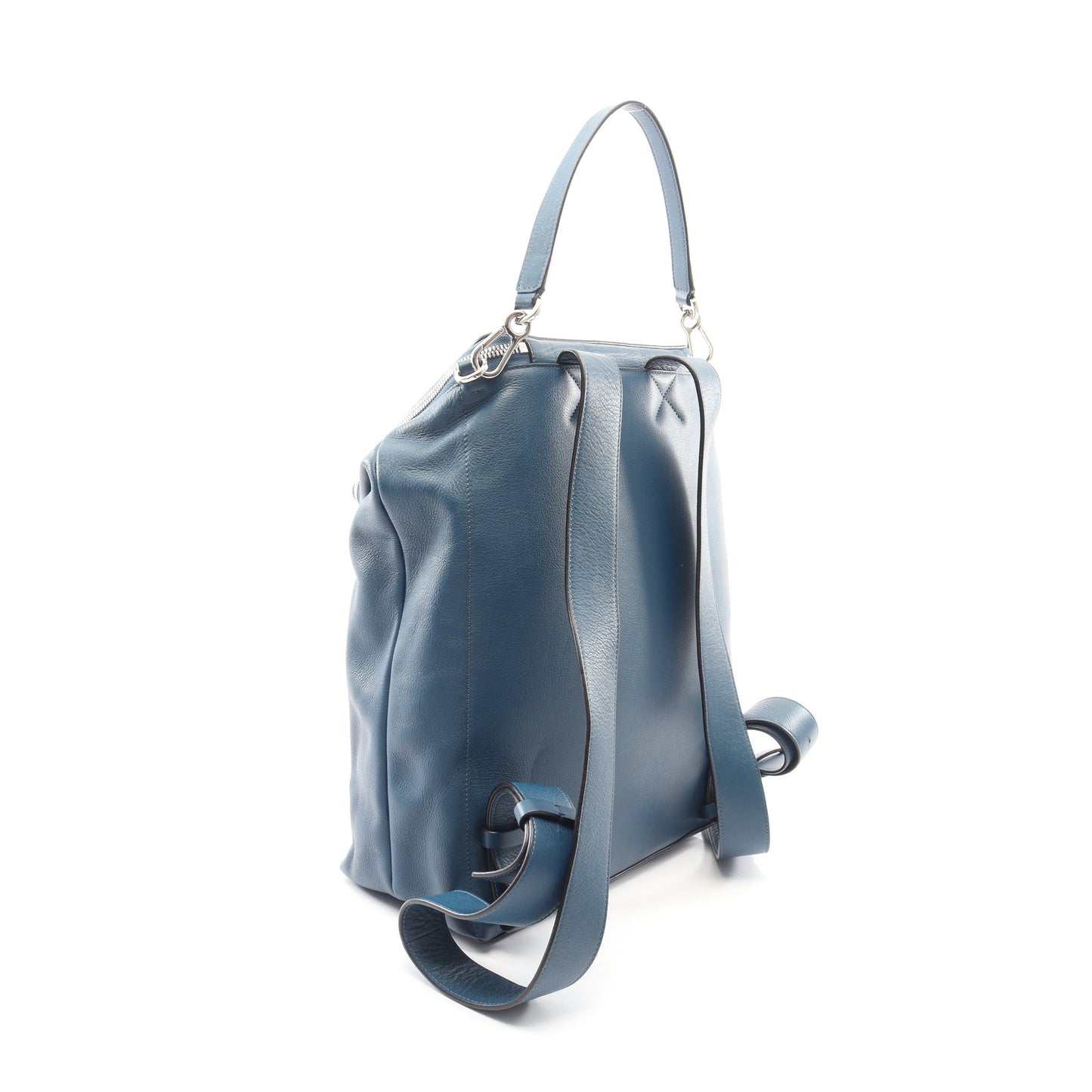 GOYA ゴヤ バックパック リュックサック レザー ダークブルー ロエベ バッグ LOEWE