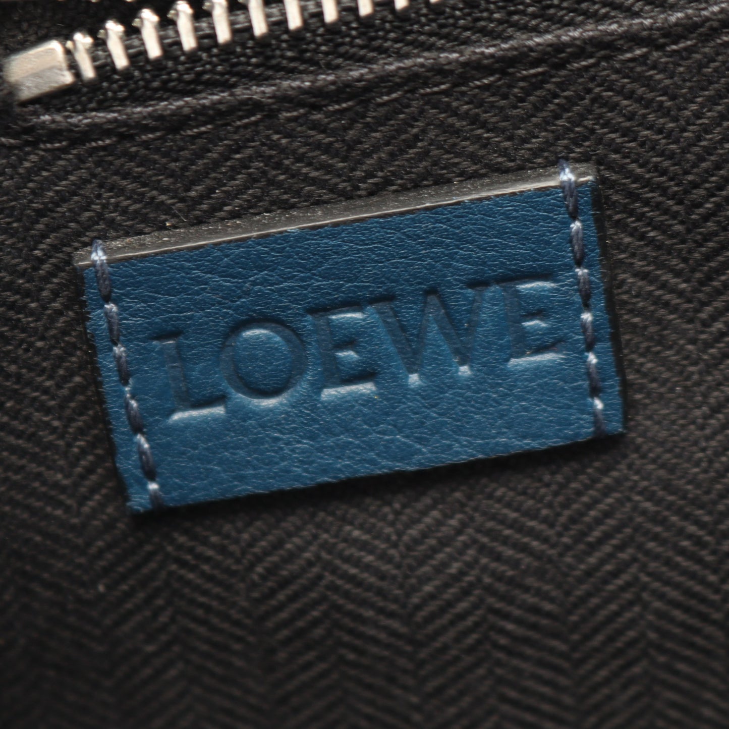 GOYA ゴヤ バックパック リュックサック レザー ダークブルー ロエベ バッグ LOEWE