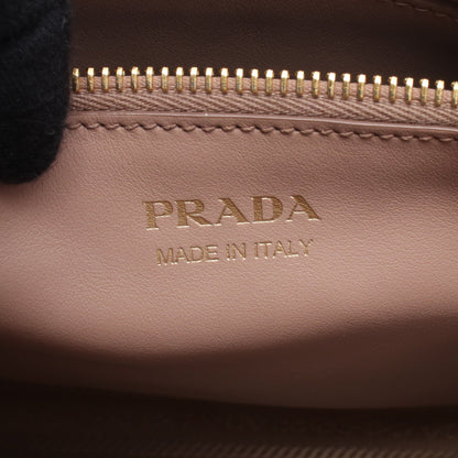 モノクローム 2WAY ハンドバッグ レザー ピンクベージュ プラダ バッグ PRADA
