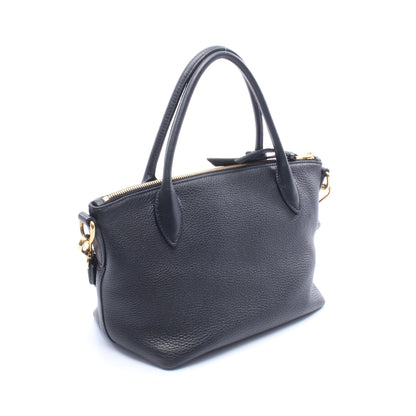 VIT.DAINO 2WAY ハンドバッグ レザー ブラック プラダ バッグ PRADA