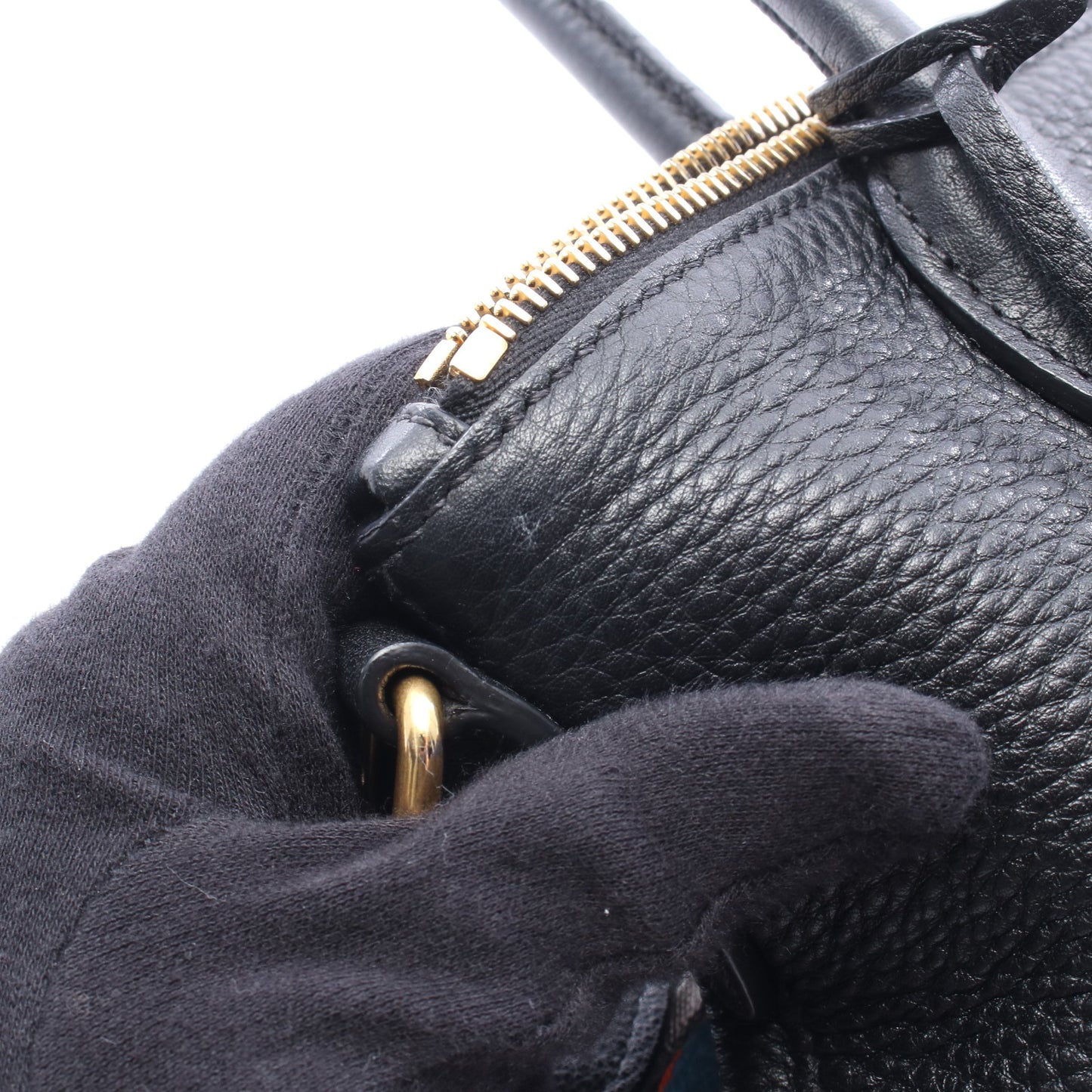 VIT.DAINO 2WAY ハンドバッグ レザー ブラック プラダ バッグ PRADA