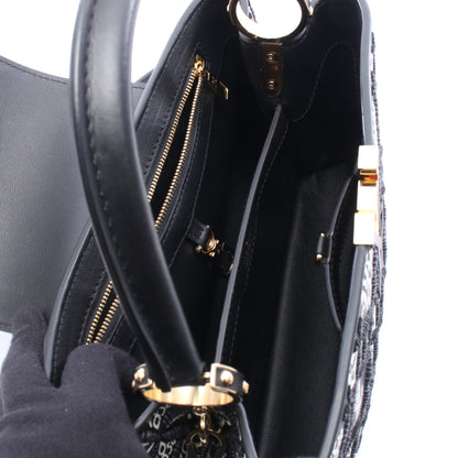 カプシーヌMM Since1854 ノワール 2WAY ハンドバッグ レザー ブラック ルイヴィトン バッグ LOUIS VUITTON
