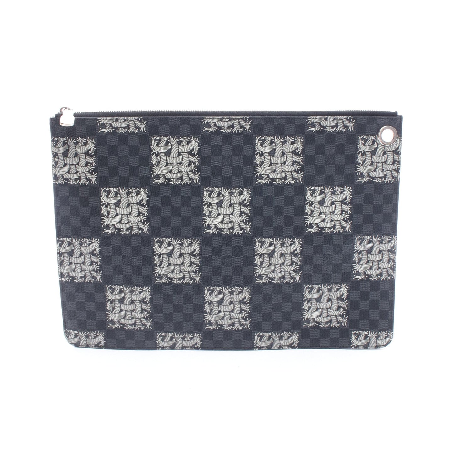 ポシェット ジュールGM ダミエグラフィット クリストファーネメス クラッチバッグ PVC ブラック ルイヴィトン バッグ LOUIS VUITTON
