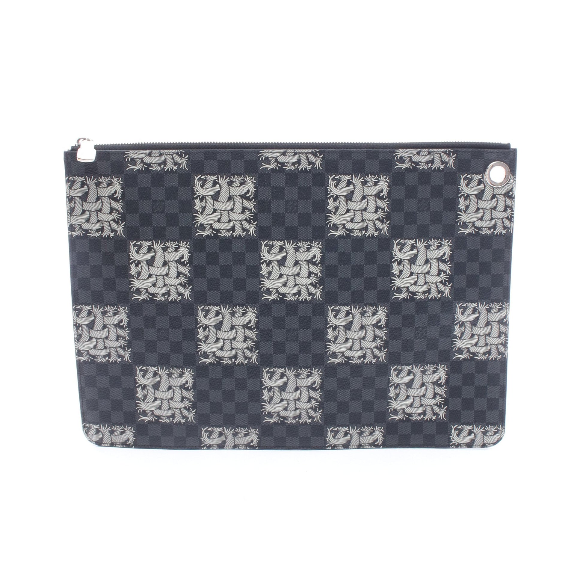 ポシェット ジュールGM ダミエグラフィット クリストファーネメス クラッチバッグ PVC ブラック ルイヴィトン バッグ LOUIS VUITTON