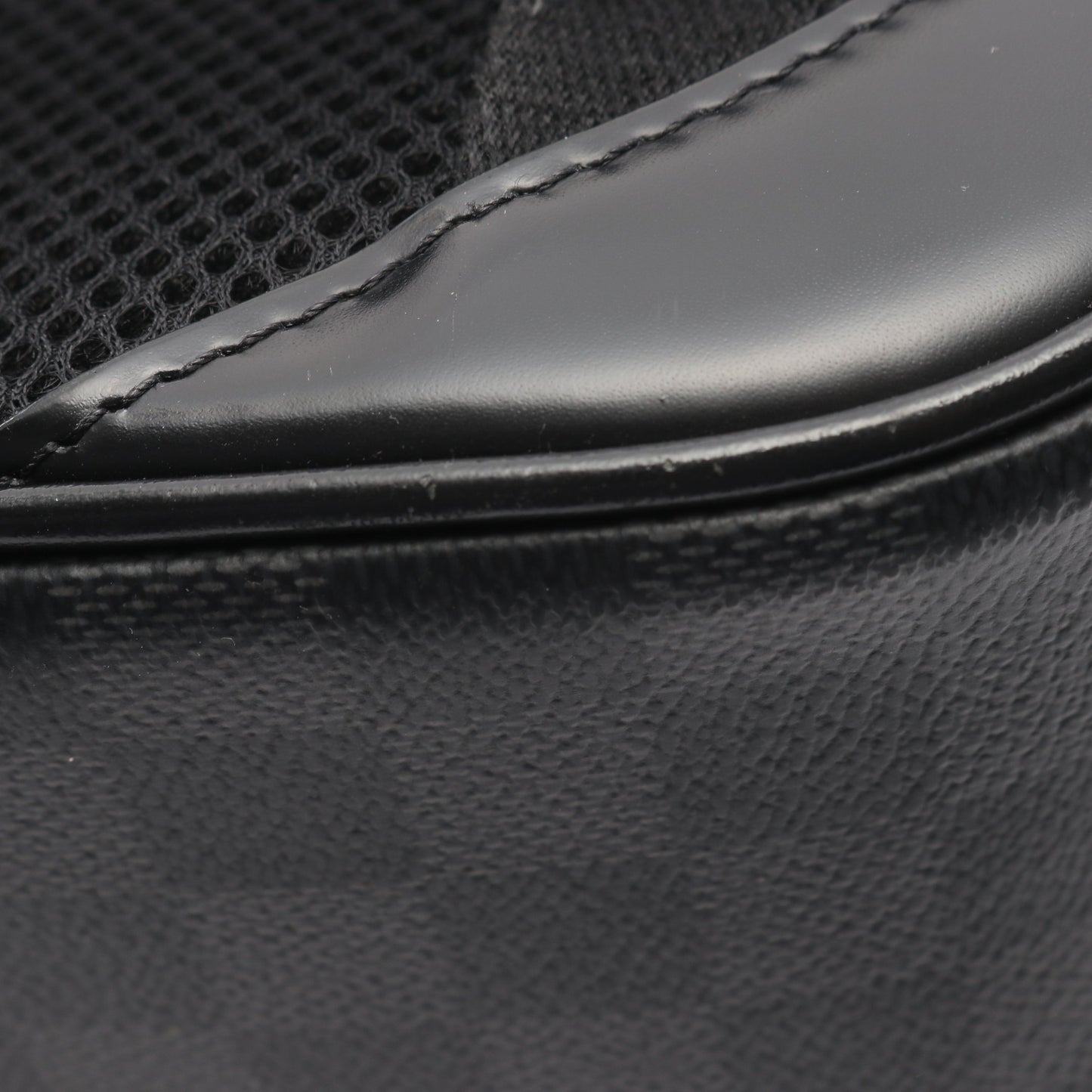 ミカエル ダミエグラフィット バックパック リュックサック PVC レザー ブラック ルイヴィトン バッグ LOUIS VUITTON