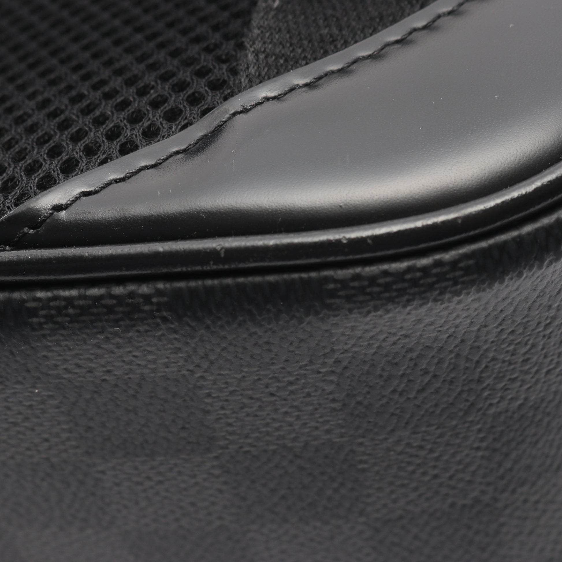 ミカエル ダミエグラフィット バックパック リュックサック PVC レザー ブラック ルイヴィトン バッグ LOUIS VUITTON