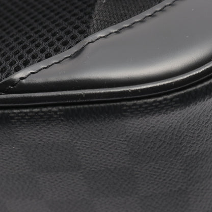 ミカエル ダミエグラフィット バックパック リュックサック PVC レザー ブラック ルイヴィトン バッグ LOUIS VUITTON