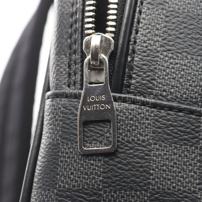 ミカエル ダミエグラフィット バックパック リュックサック PVC レザー ブラック ルイヴィトン バッグ LOUIS VUITTON