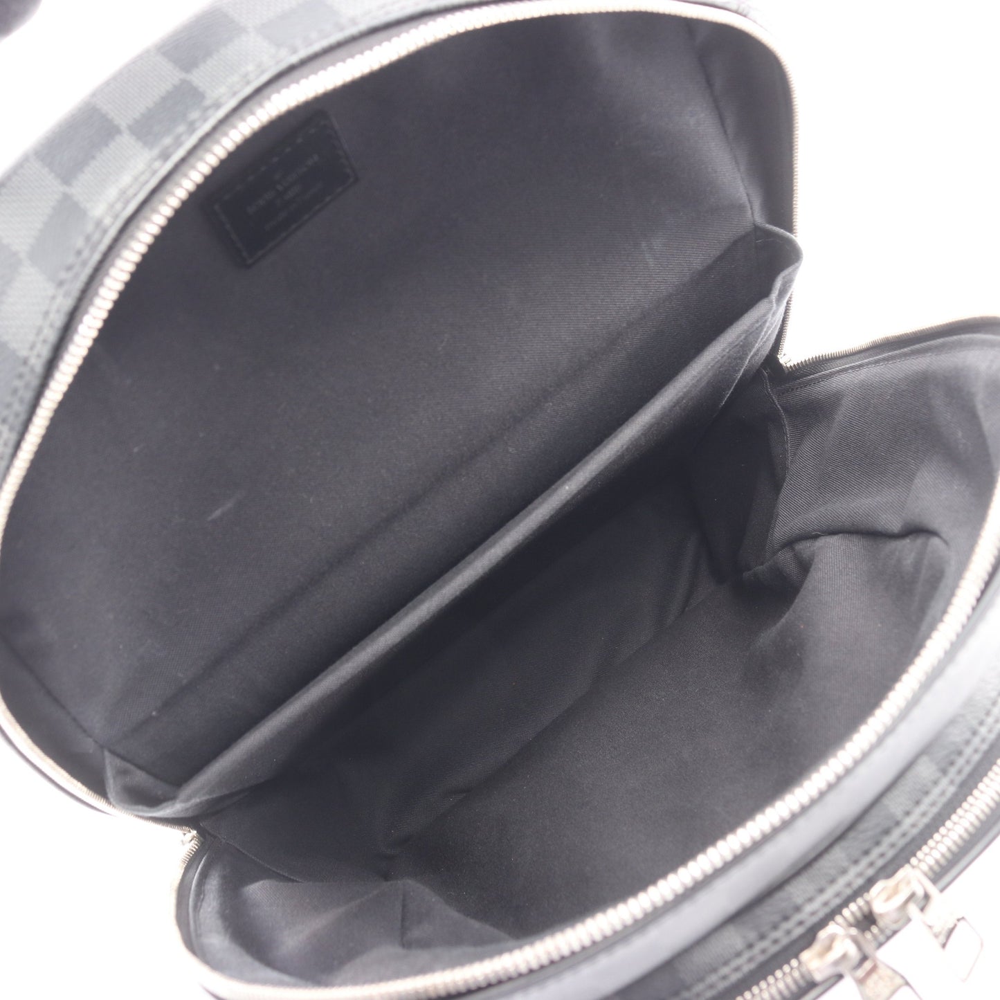 ミカエル ダミエグラフィット バックパック リュックサック PVC レザー ブラック ルイヴィトン バッグ LOUIS VUITTON