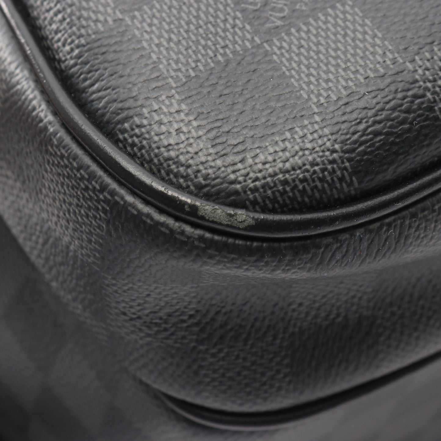 ミカエル ダミエグラフィット バックパック リュックサック PVC レザー ブラック ルイヴィトン バッグ LOUIS VUITTON