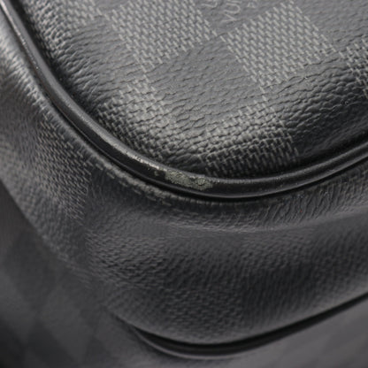 ミカエル ダミエグラフィット バックパック リュックサック PVC レザー ブラック ルイヴィトン バッグ LOUIS VUITTON