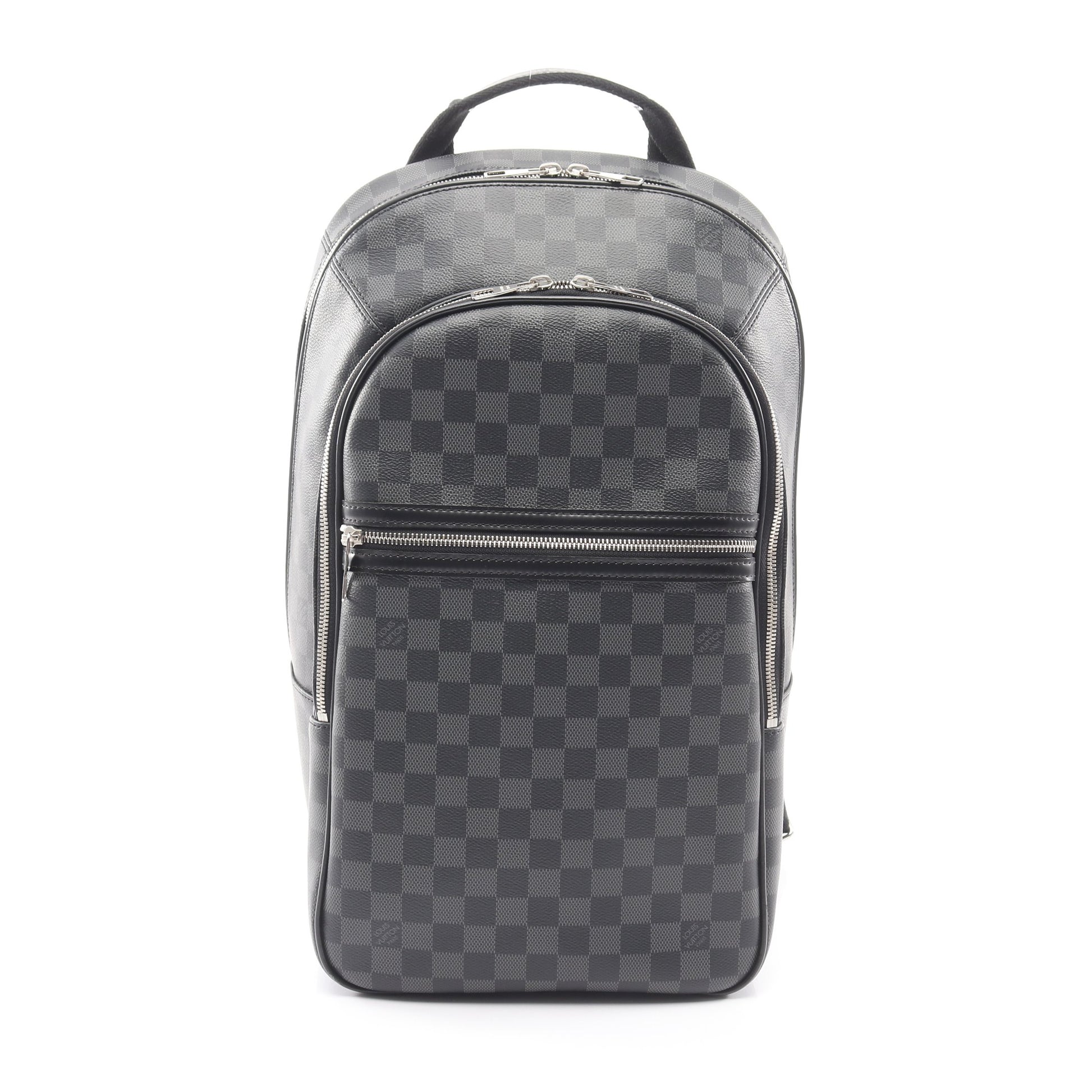 ミカエル ダミエグラフィット バックパック リュックサック PVC レザー ブラック ルイヴィトン バッグ LOUIS VUITTON