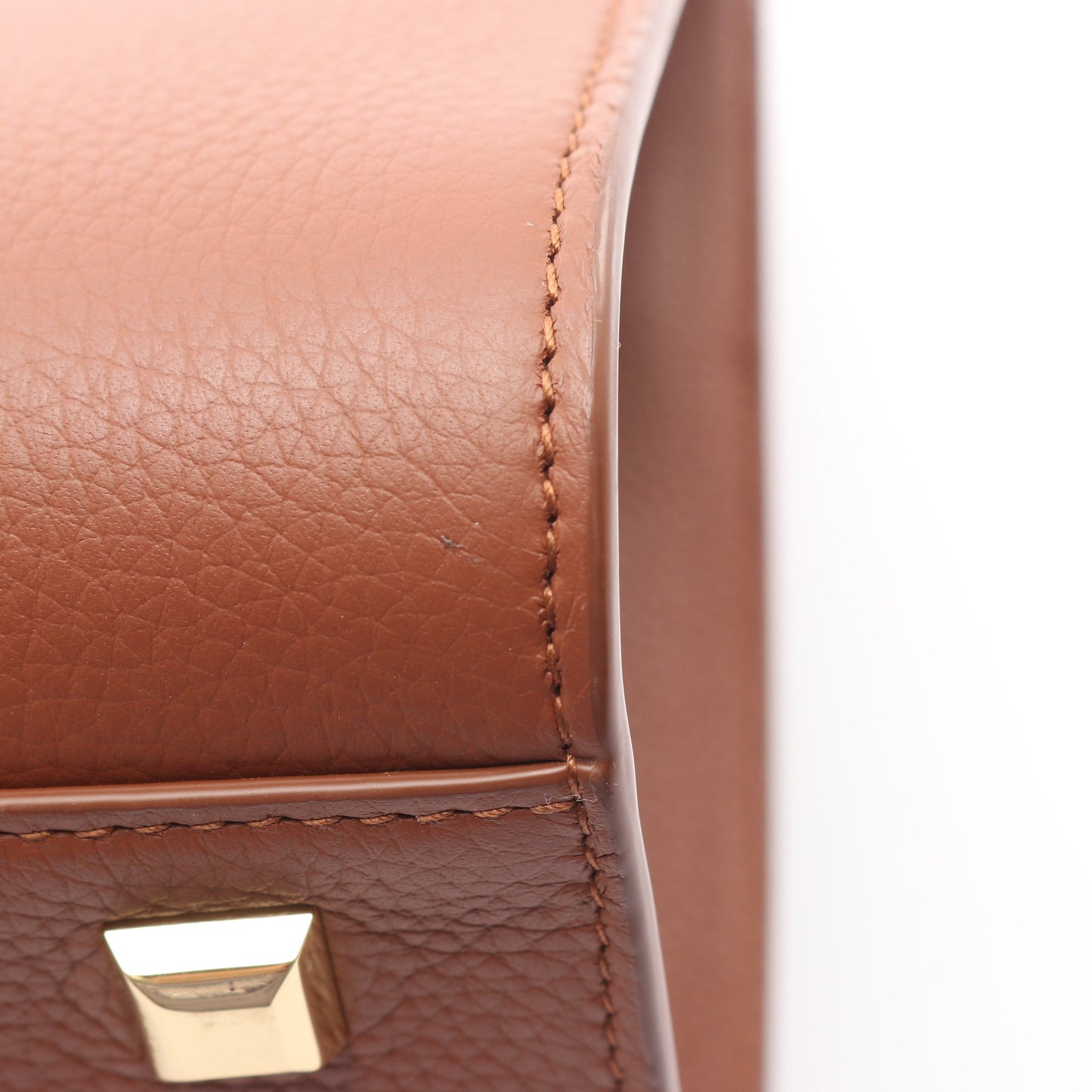 THE STUDIO21 2WAY ハンドバッグ レザー ブラウン フェラガモスポーツ バッグ Salvatore Ferragamo SPORT