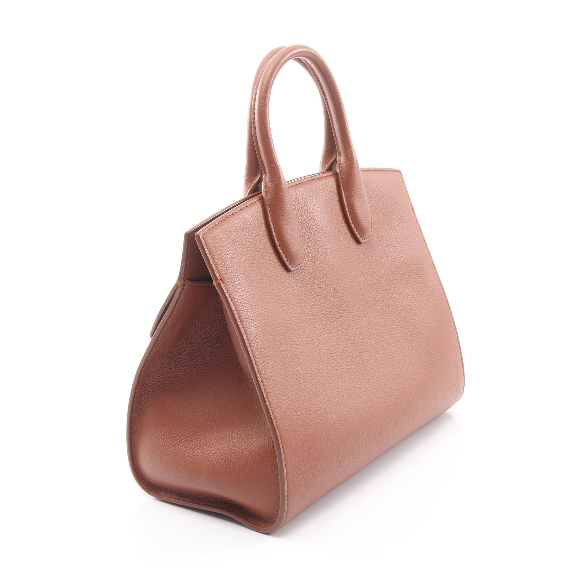 THE STUDIO21 2WAY ハンドバッグ レザー ブラウン フェラガモスポーツ バッグ Salvatore Ferragamo SPORT