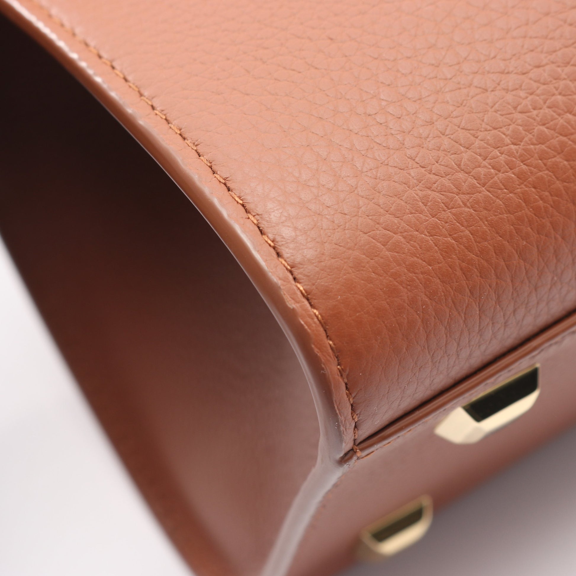 THE STUDIO21 2WAY ハンドバッグ レザー ブラウン フェラガモスポーツ バッグ Salvatore Ferragamo SPORT
