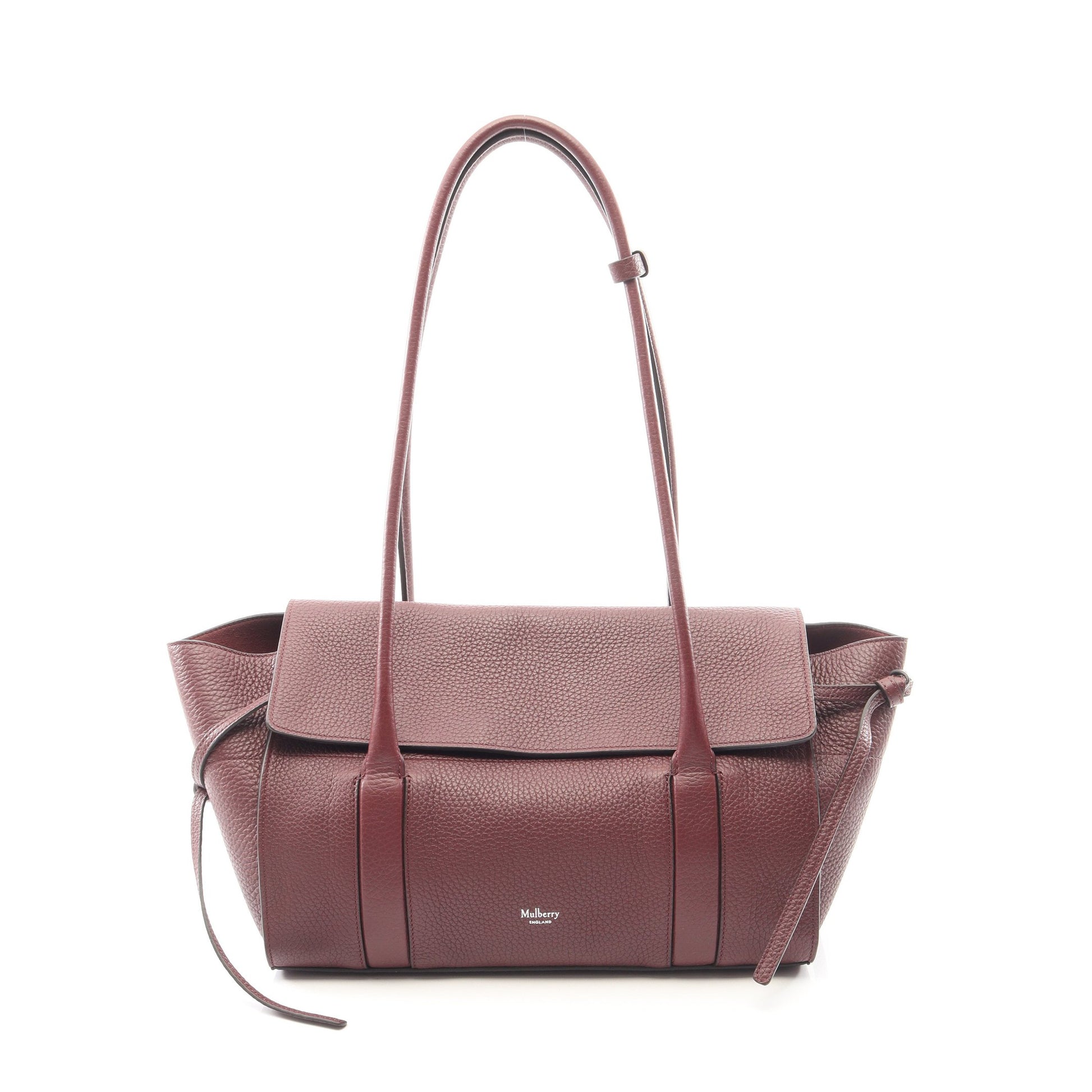 スモール ソフト ベイズウォーター ショルダーバッグ トートバッグ レザー ボルドー マルベリー バッグ MULBERRY