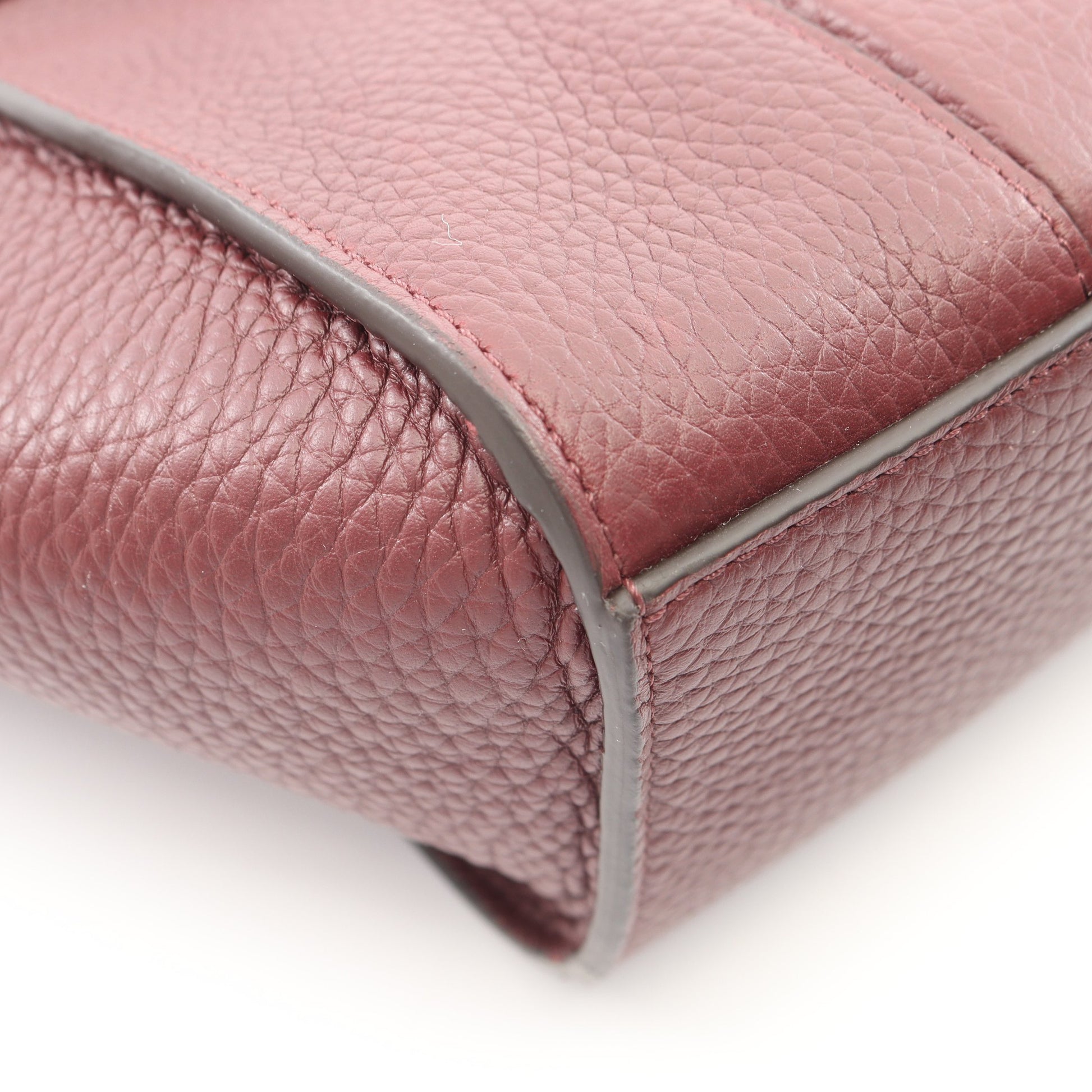 スモール ソフト ベイズウォーター ショルダーバッグ トートバッグ レザー ボルドー マルベリー バッグ MULBERRY