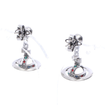 NEW PETITE ORB RUTH ピアス ラインストーン シルバー マルチカラー ヴィヴィアンウエストウッド アクセサリー Vivienne Westwood