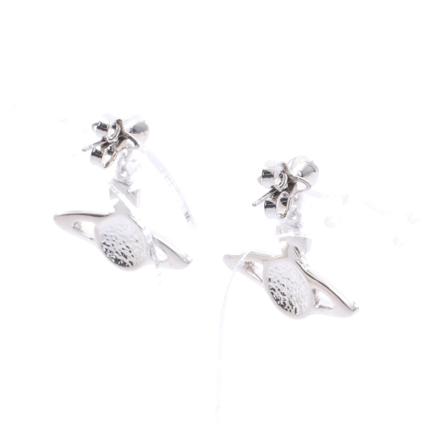 MINI BAS RELIEF DROP ピアス ラインストーン シルバー クリア ヴィヴィアンウエストウッド アクセサリー Vivienne Westwood