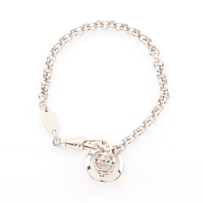 NEW PETITE ORB ブレスレット ラインストーン シルバー マルチカラー ヴィヴィアンウエストウッド アクセサリー Vivienne Westwood