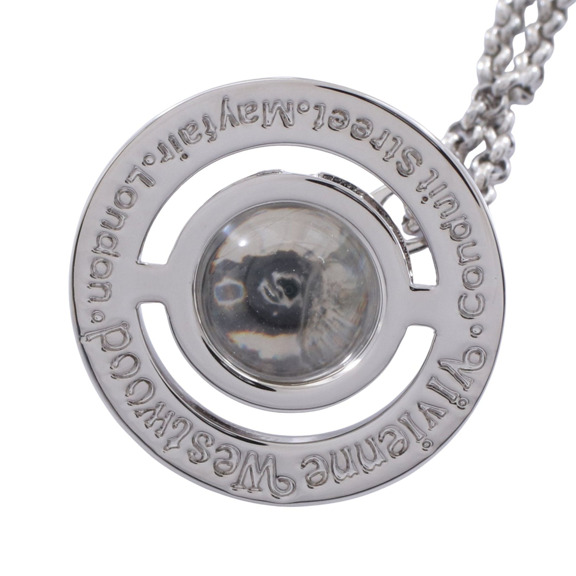 NEW TINY ORB ネックレス ラインストーン シルバー マルチカラー ヴィヴィアンウエストウッド アクセサリー Vivienne Westwood
