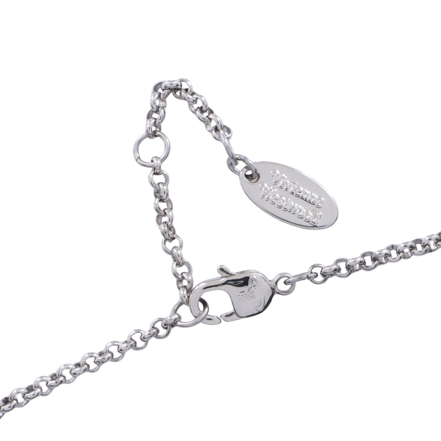 NEW TINY ORB ネックレス ラインストーン シルバー マルチカラー ヴィヴィアンウエストウッド アクセサリー Vivienne Westwood