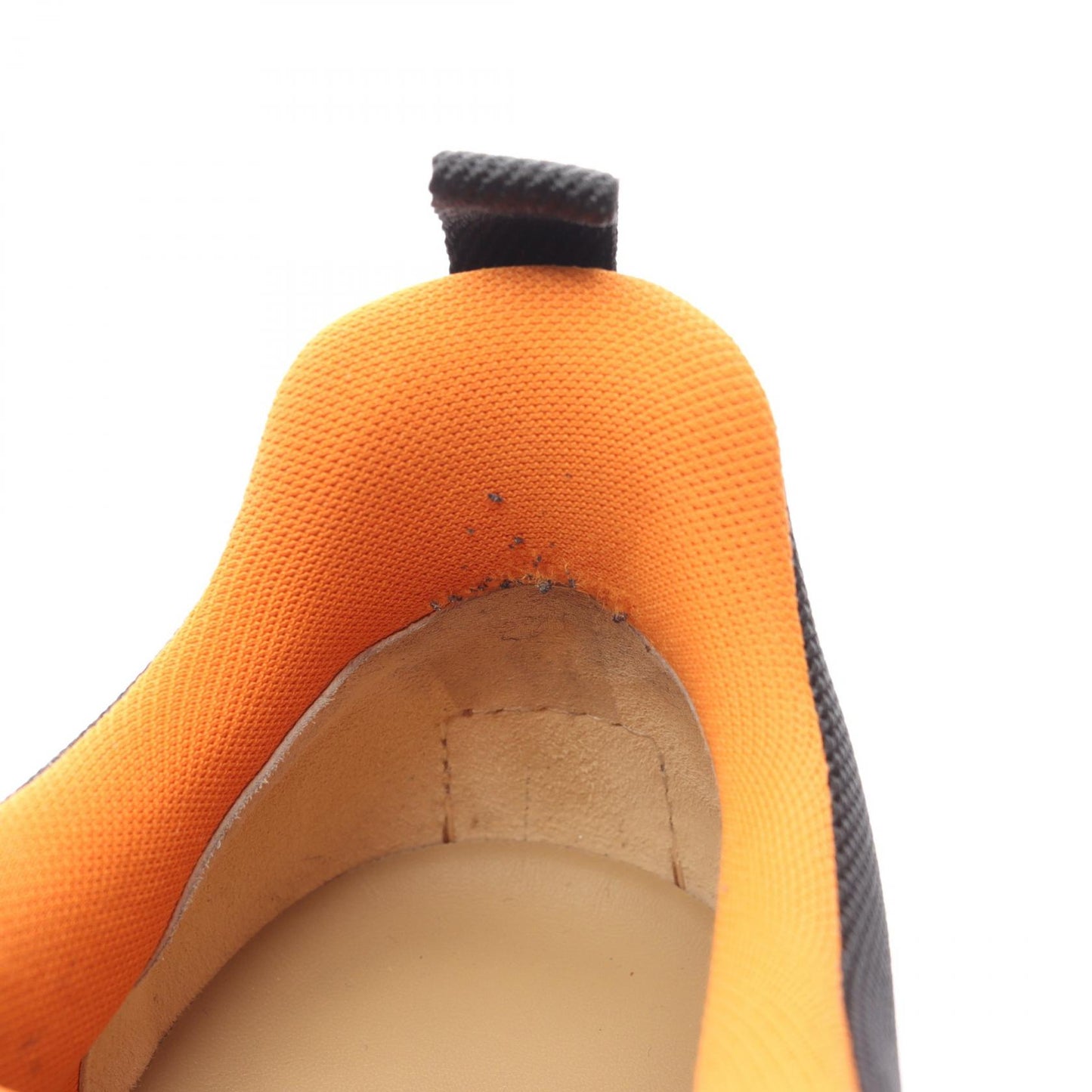 ジミー スニーカー ファブリック スエード ブラック オレンジ エルメス シューズ HERMES