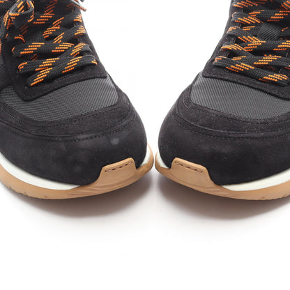 ジミー スニーカー ファブリック スエード ブラック オレンジ エルメス シューズ HERMES