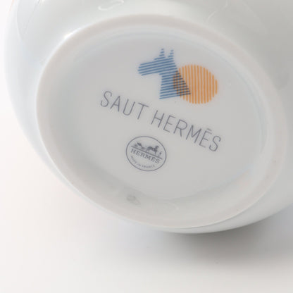 ソーエルメス マグカップ 食器 陶器 ホワイト マルチカラー エルメス 財布・小物 HERMES
