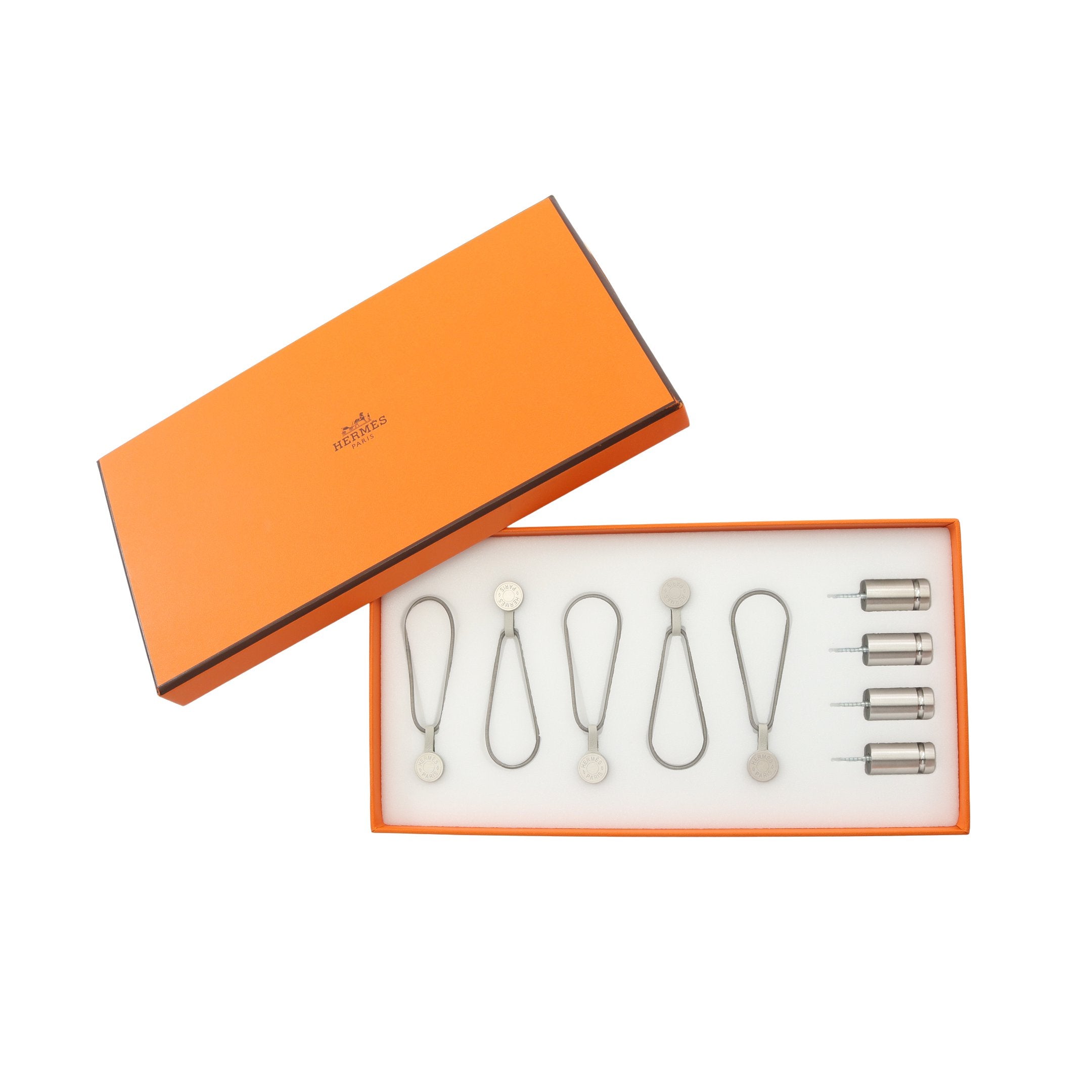 ■美品■　エルメス マネークリップ アットH マグネット 2個 セット エトゥープ ローズアザレ 【18039】 HERMES - □美品□ エルメス マネークリップ アットH マグネット 2個
