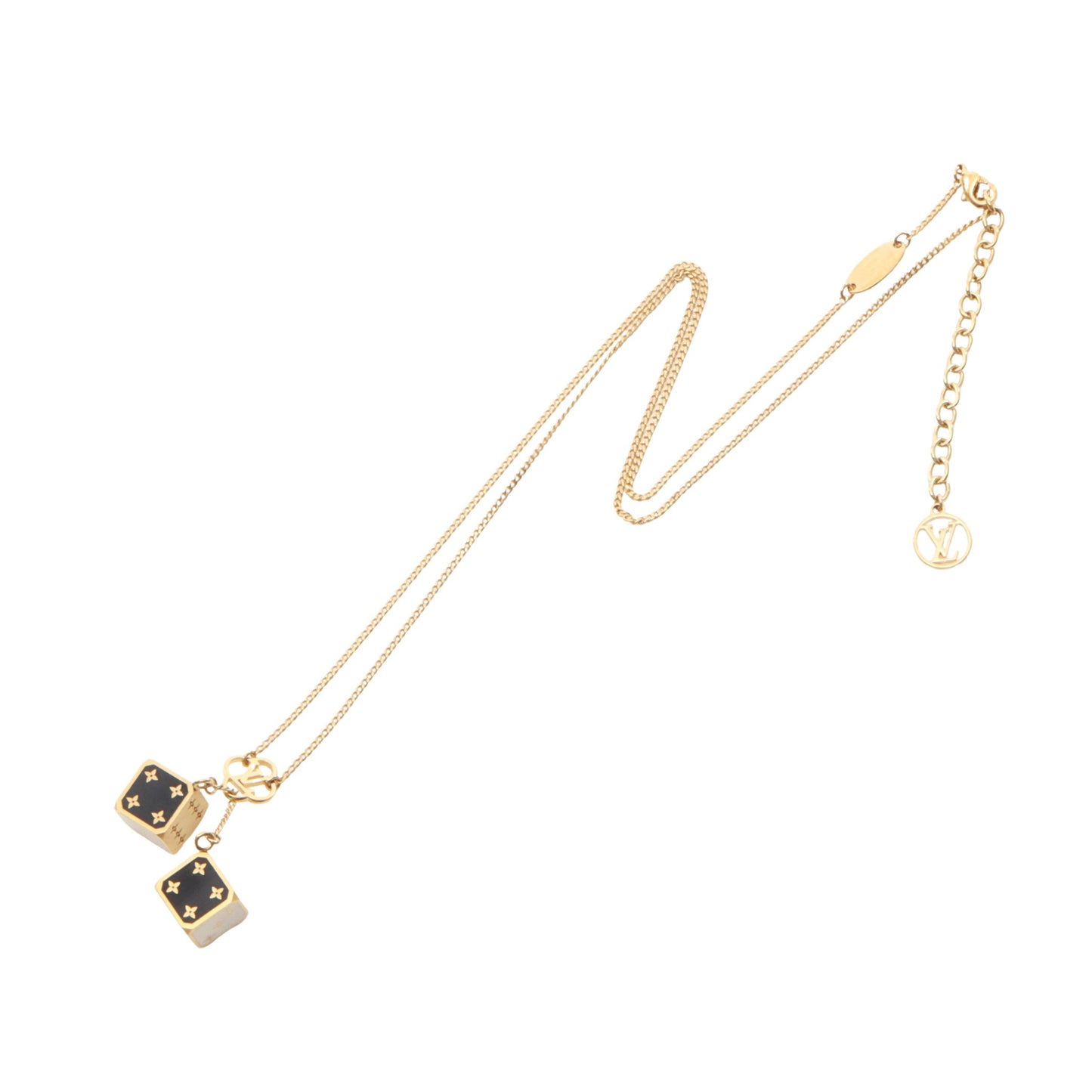 コリエ ゲーム オン ネックレス GP ゴールド ブラック ホワイト ルイヴィトン アクセサリー LOUIS VUITTON